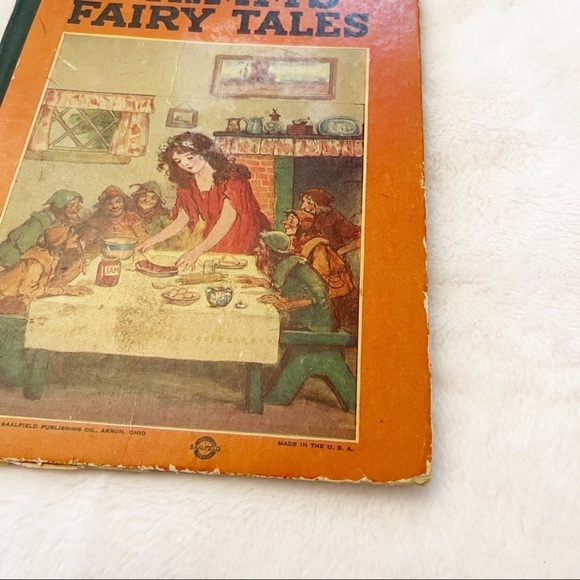 Antique Grimm's Fairy Tales by Brothers Grimm 6 Classic Stories Copyright 1922 - Picture 2 of 16